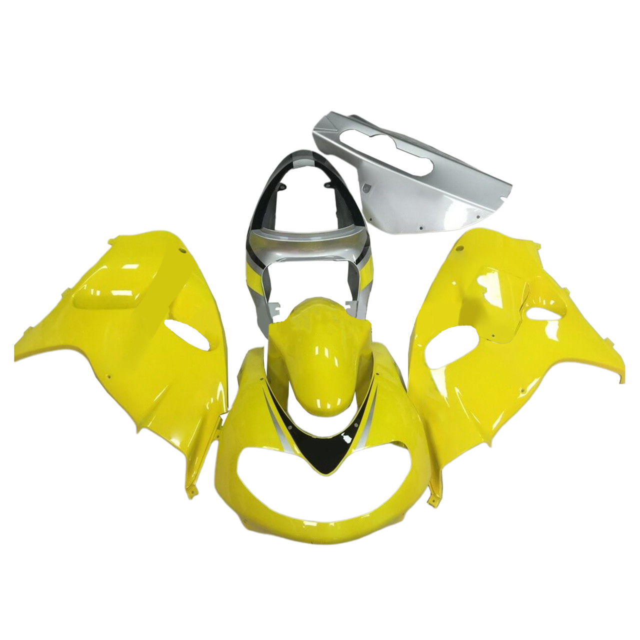 1998-2003 TL1000R Suzuki Yellow with Grey Logo Fairing Kit