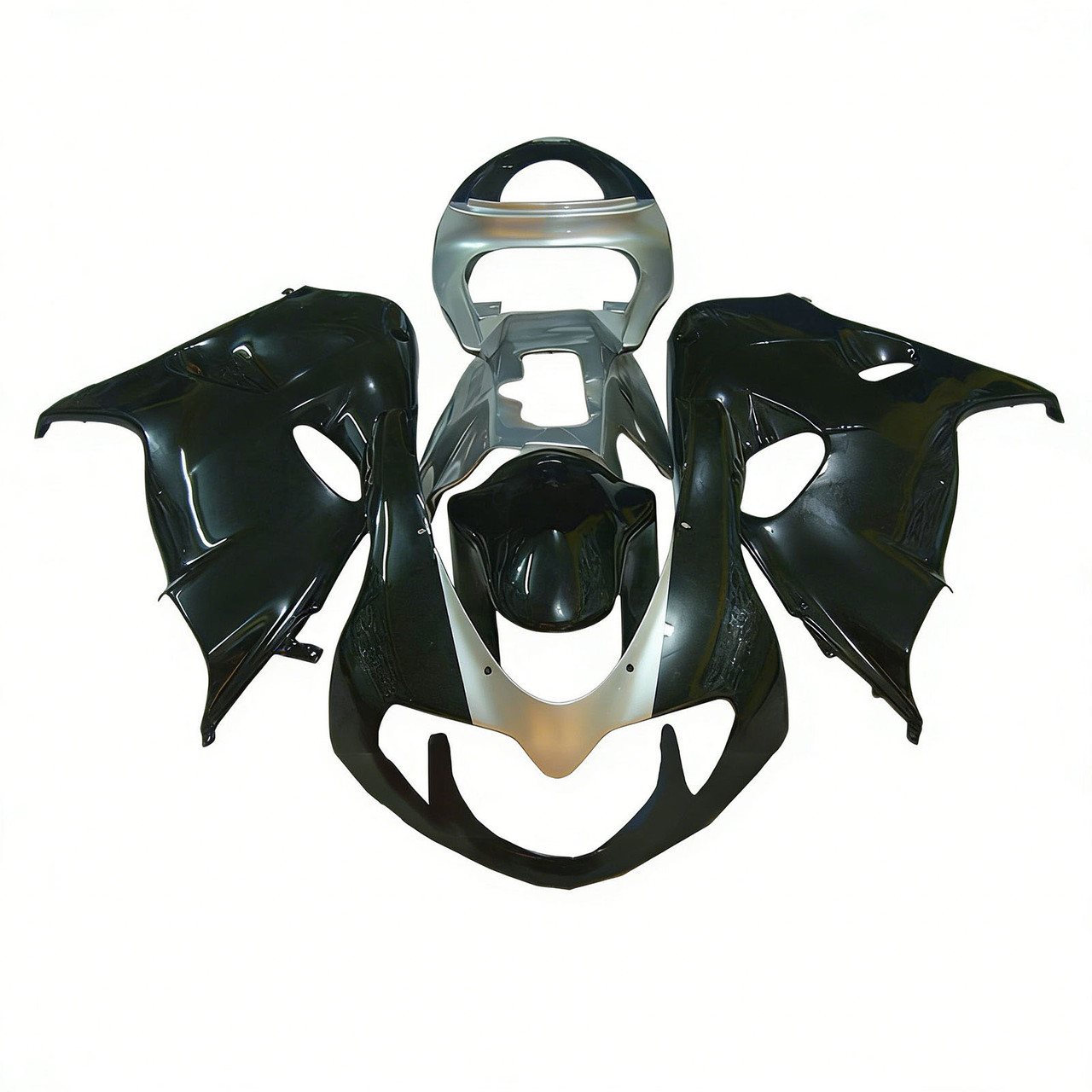 1998-2003 TL1000R Suzuki Black with Red Logo Fairing Kit