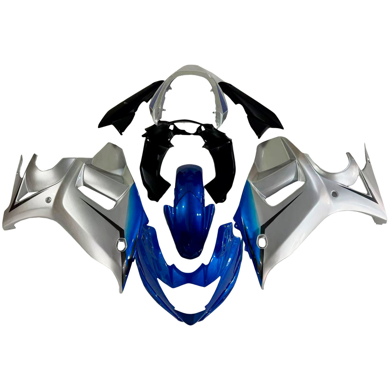 2008-2013 GSX650F Katana Suzuki Silver&Blue Fairing Kit