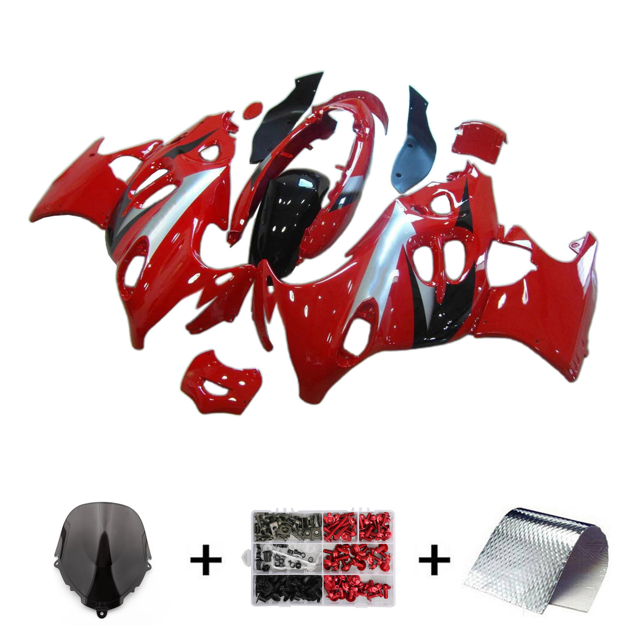 2003-2006 Suzuki Katana GSX600F GSX750F Red Fairing Kit