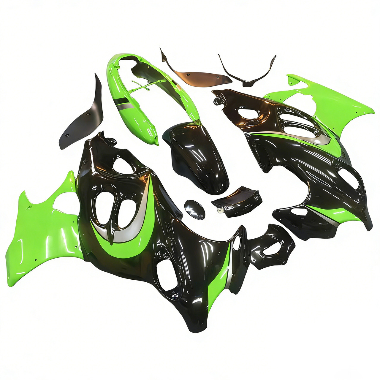 2003-2006 Suzuki Katana GSX600F GSX750F Green&Black Fairing Kit