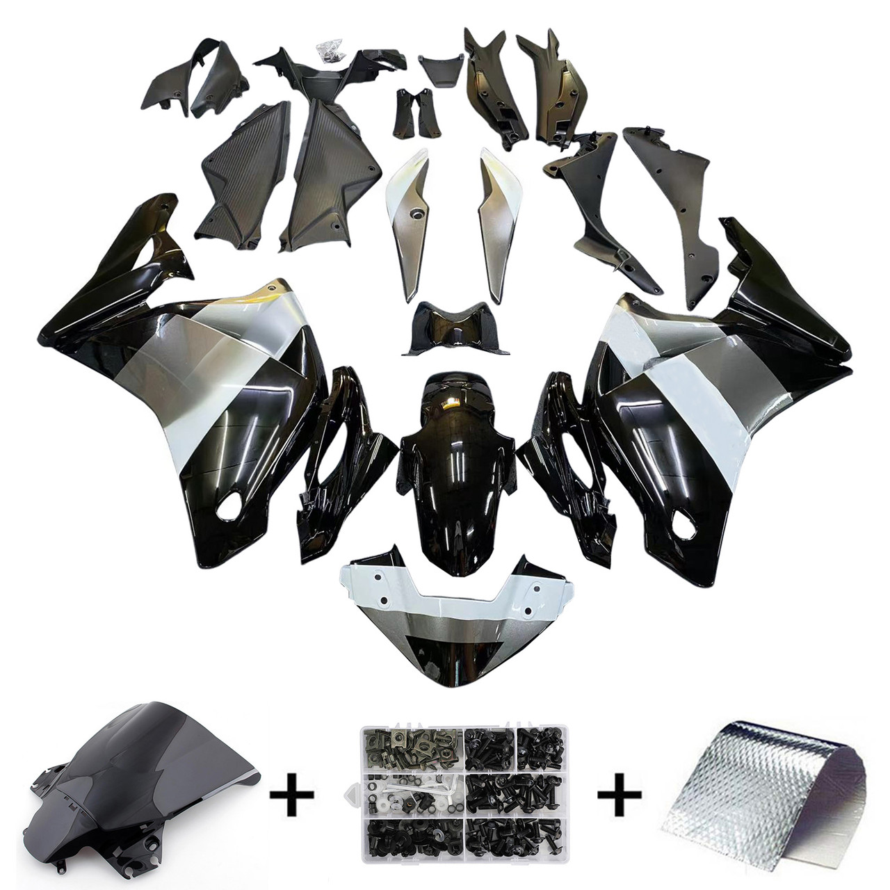 2011-2015 CBR250R Honda Black&Grey Fairing Kit