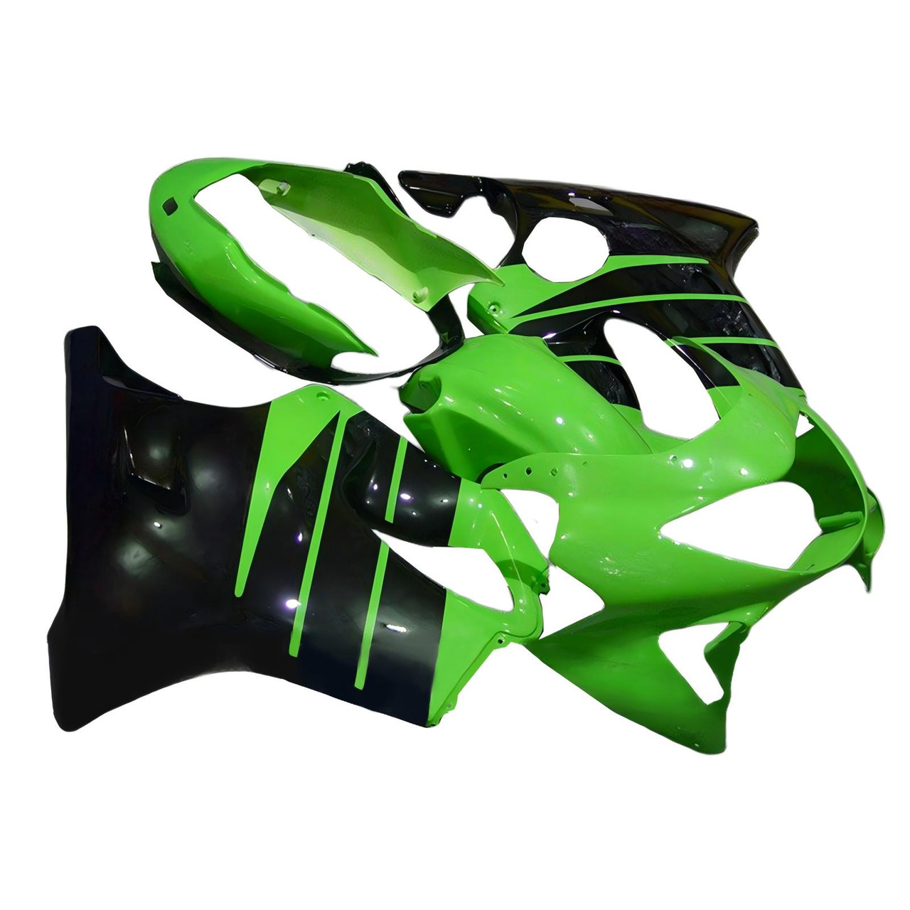 1999-2000 Honda CBR600F4 Green Black Fairing Kit