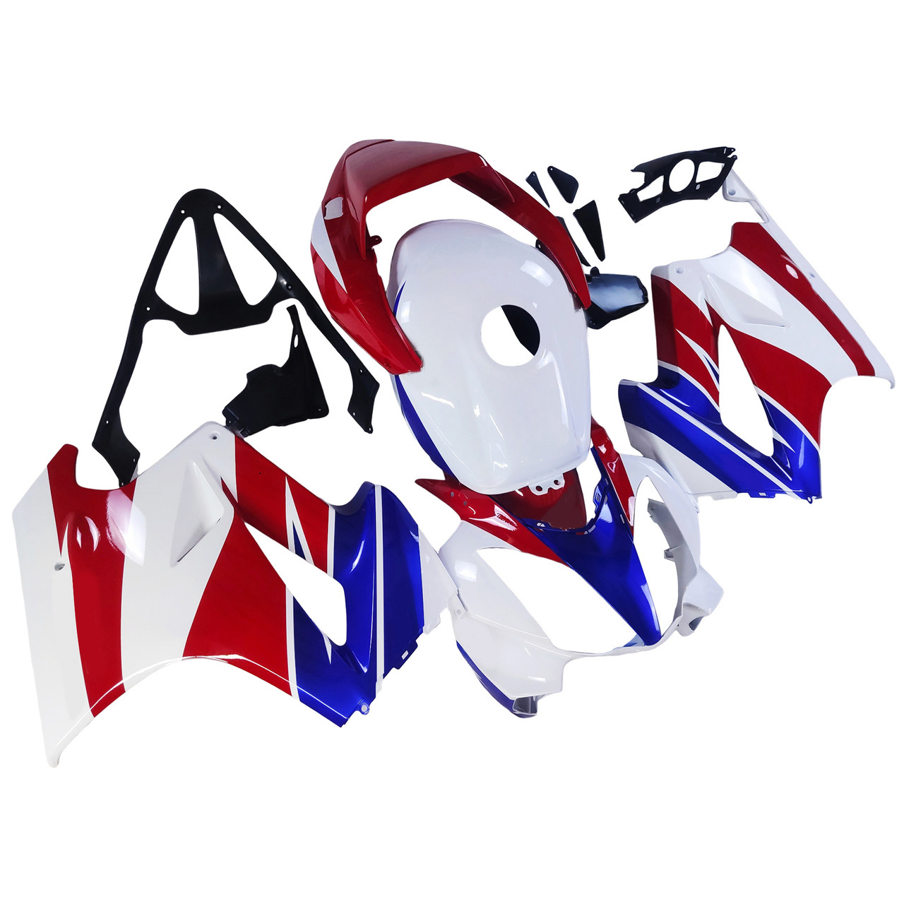 2002-2013 Honda VFR800White Red Black Blue Fairing Kit