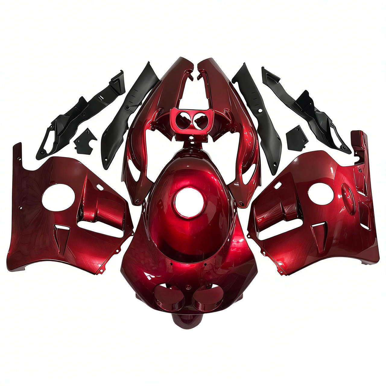 1990-1998 Honda CBR250RR MC22 Red Fairing Kit 1