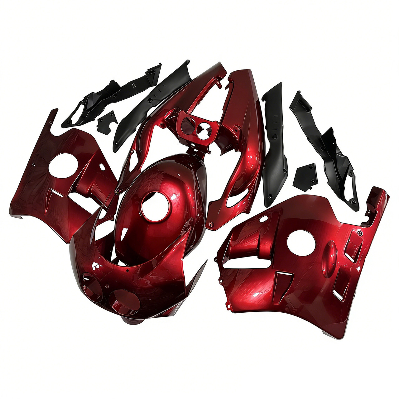 1990-1998 Honda CBR250RR MC22 Red Fairing Kit 1