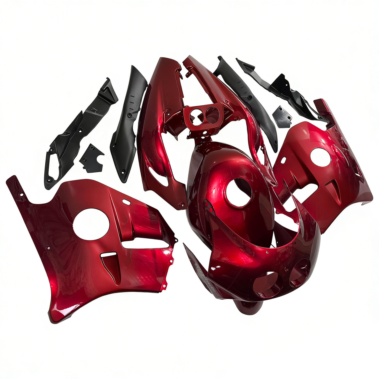 1990-1998 Honda CBR250RR MC22 Red Fairing Kit 1