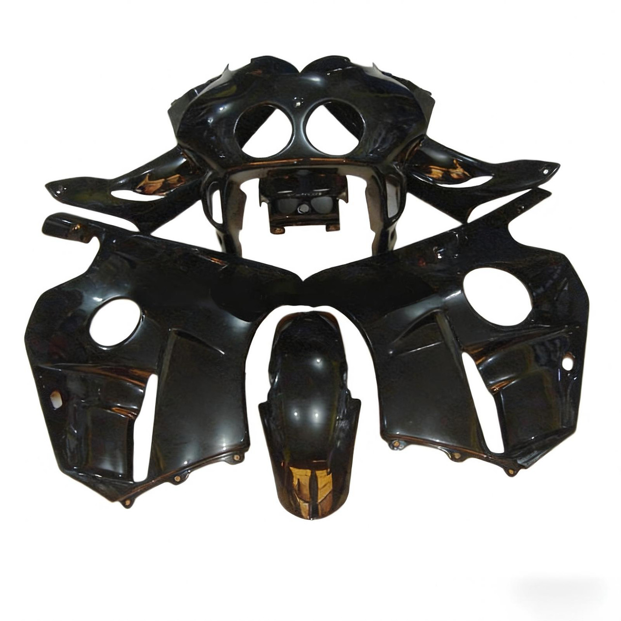 1990-1998 Honda CBR250RR MC22 Black Fairing Kit