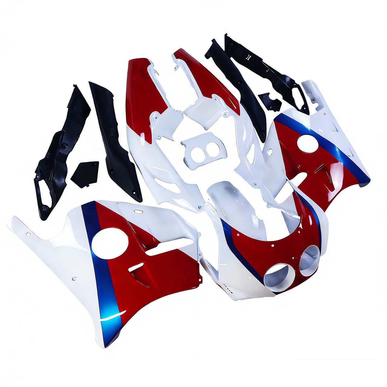 1990-1998 Honda CBR250RR MC22 Red White Fairing Kit 1