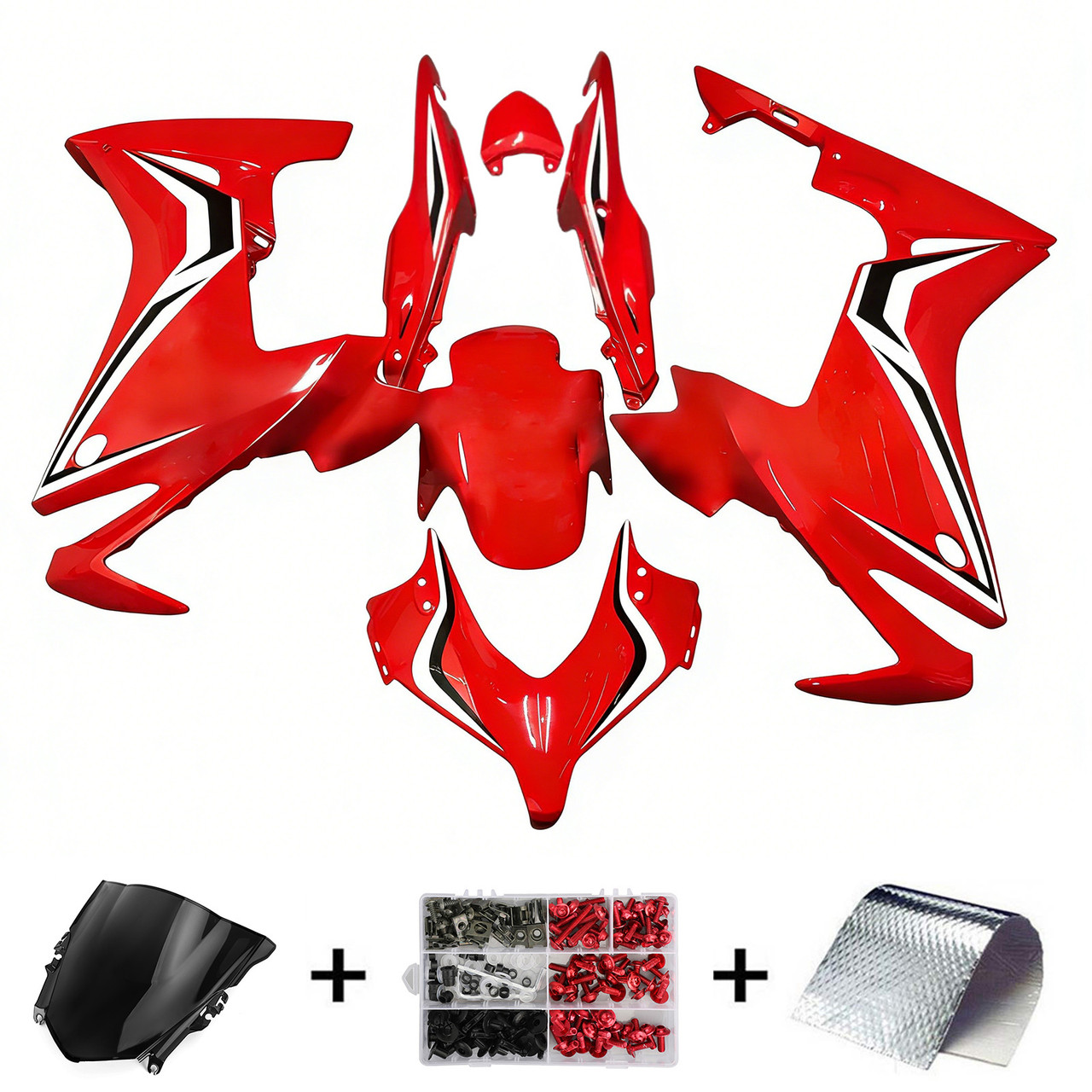 2013-2015 Honda CBR500R Red Fairing Kit