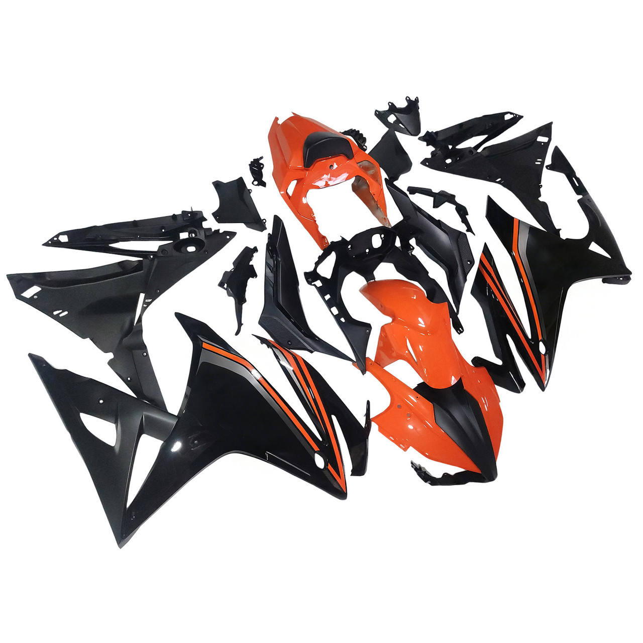 2016-2018 Honda CBR500R Black Orange Fairing Kit