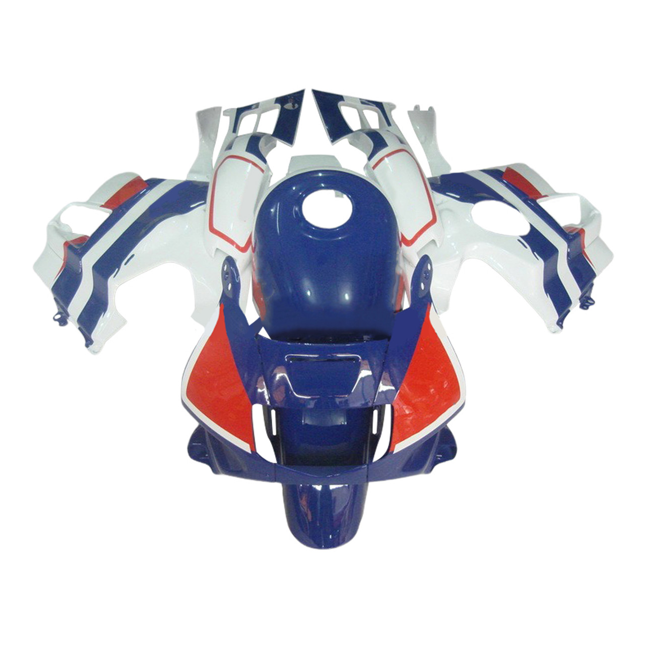 1991-1994 Honda CBR600 F2 Blue White Fairing Kit