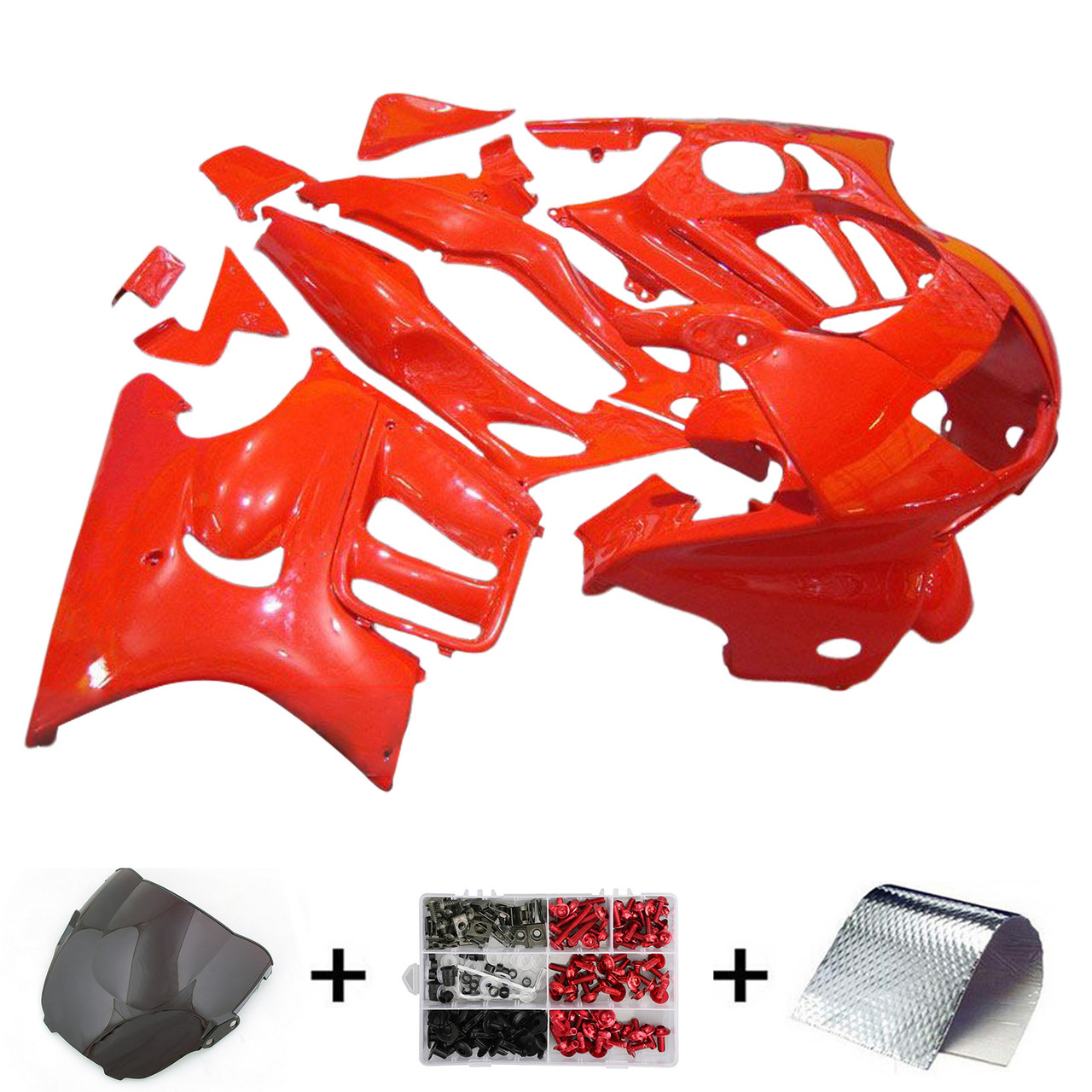 1997-1998 Honda CBR600 F3 Red Orange Fairing Kit