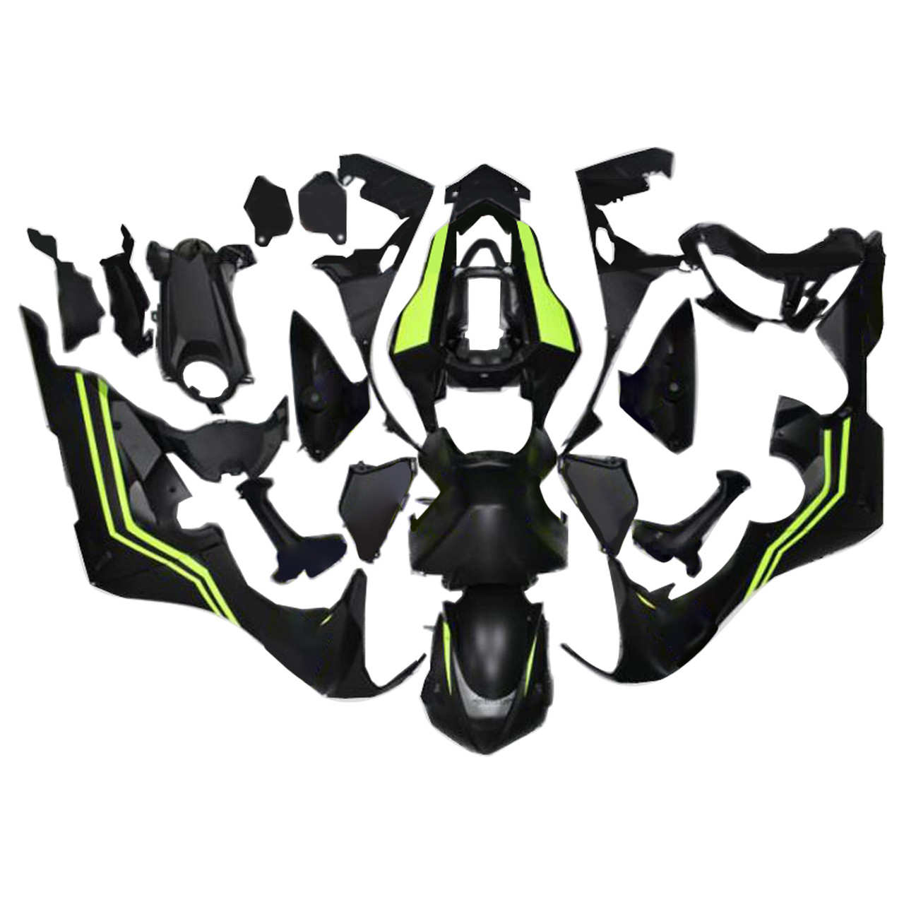 2017-2025 CBR1000RR Honda Black&Neon Yellow Fairing Kit