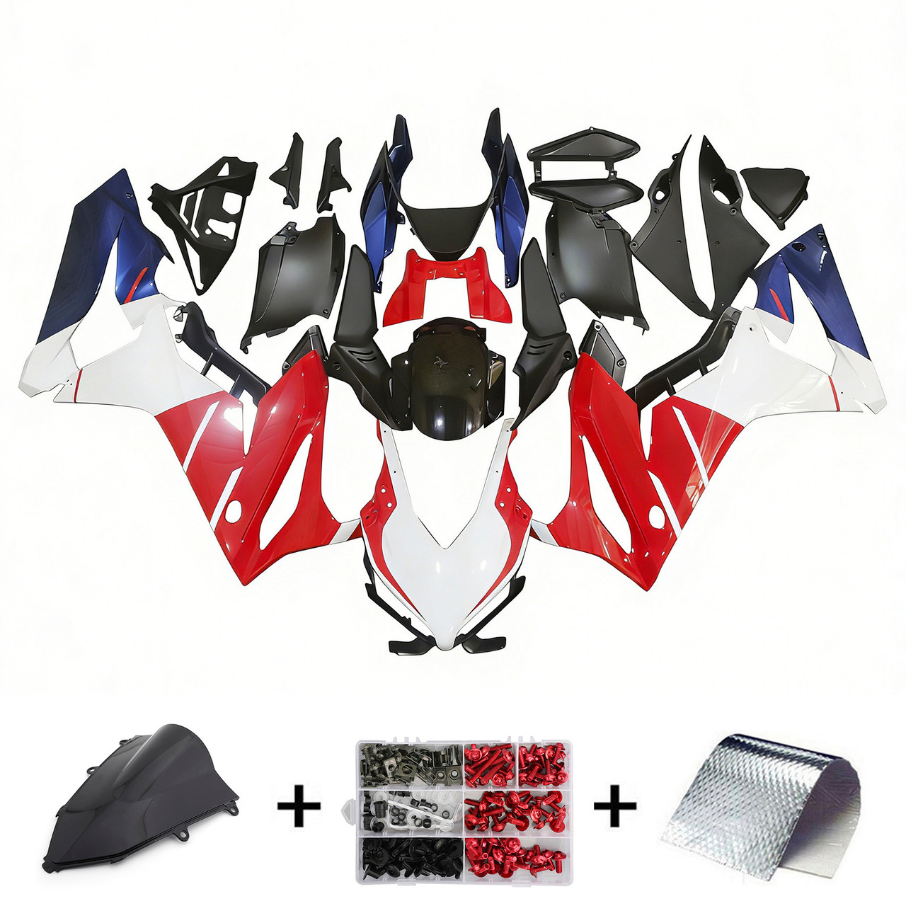 2021-2023 CBR650R Honda Red&Black Fairing Kit