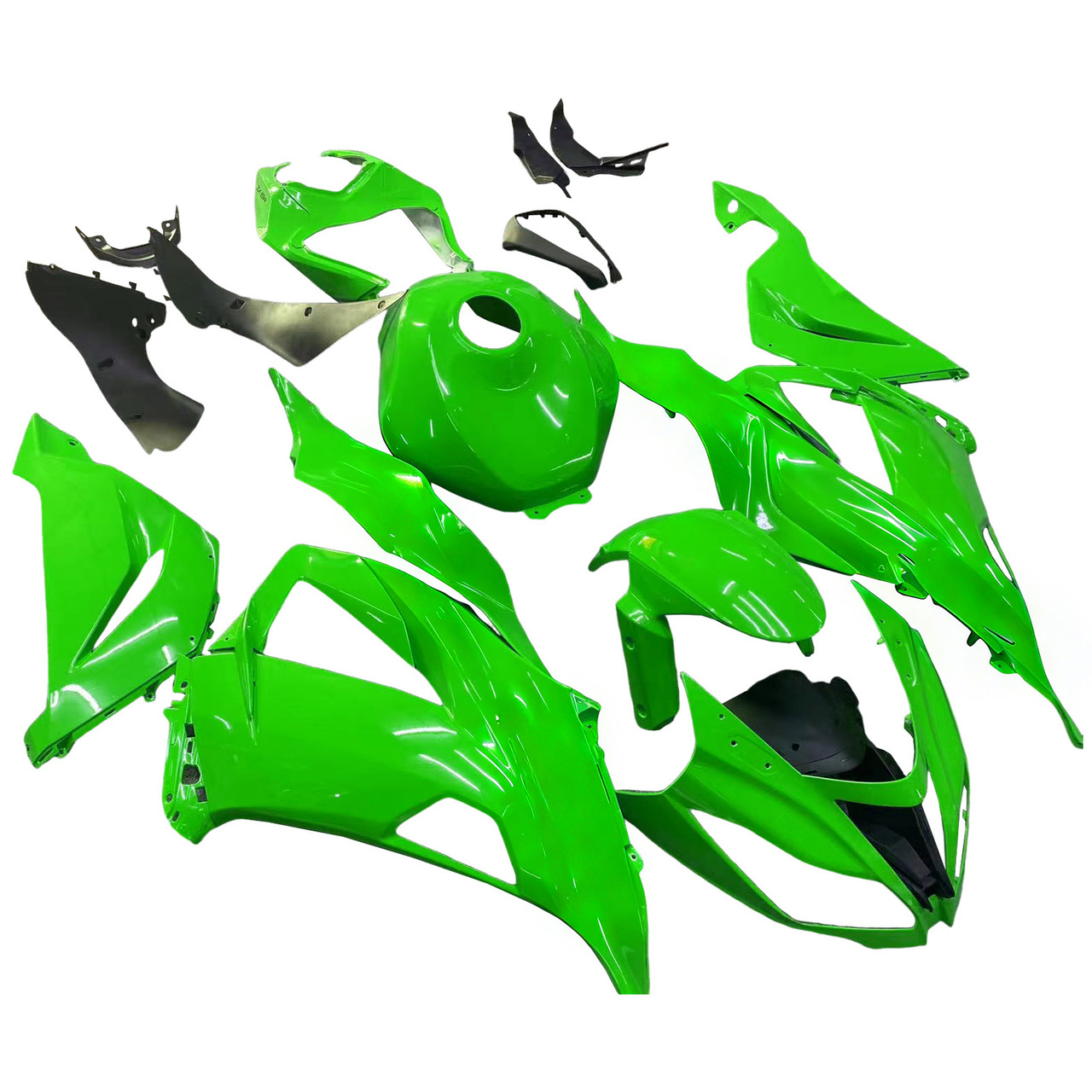2013-2018 Kawasaki ZX6R 636 Light Green Fairing Kit