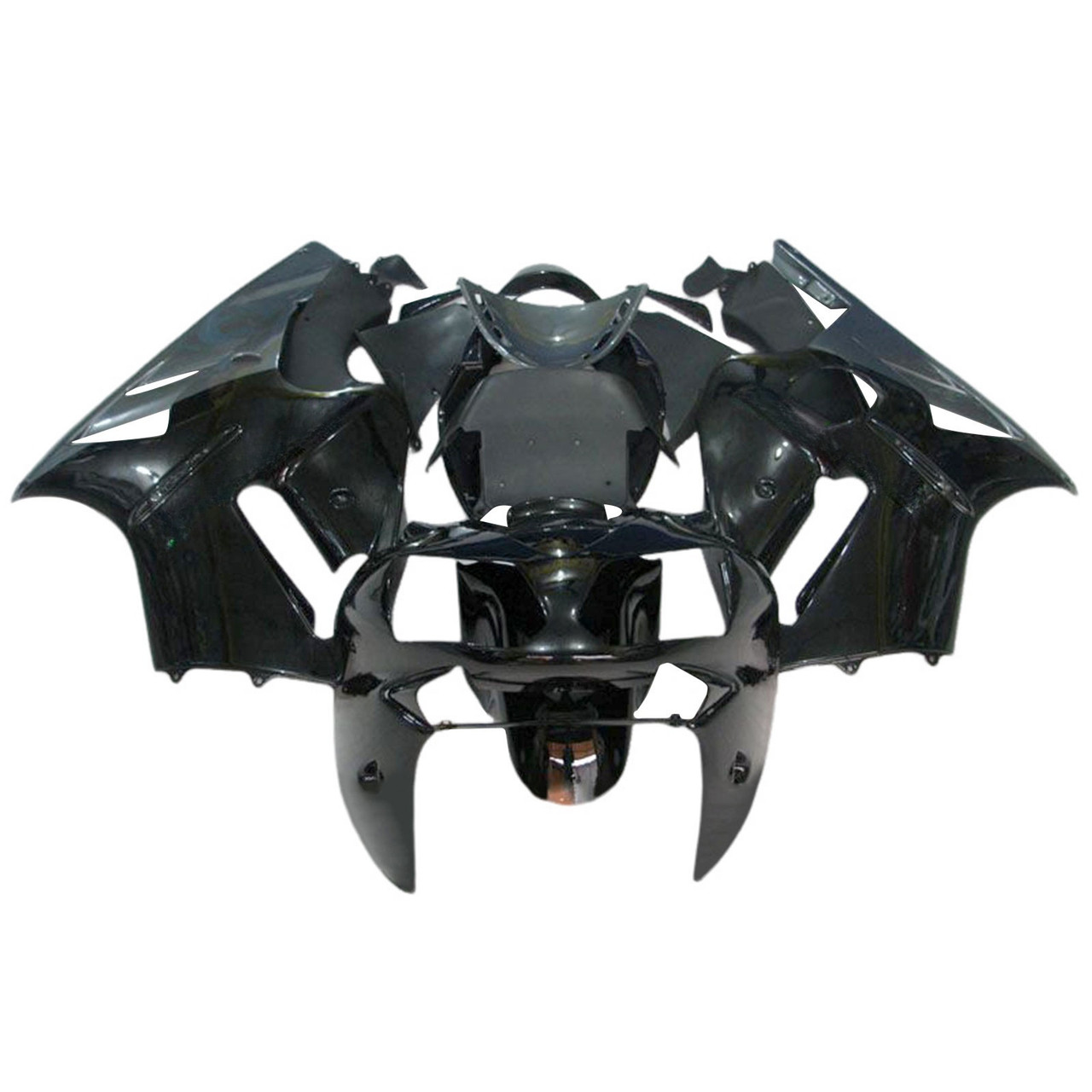 2002-2005 Kawasaki ZX12R Black Fairing Kit