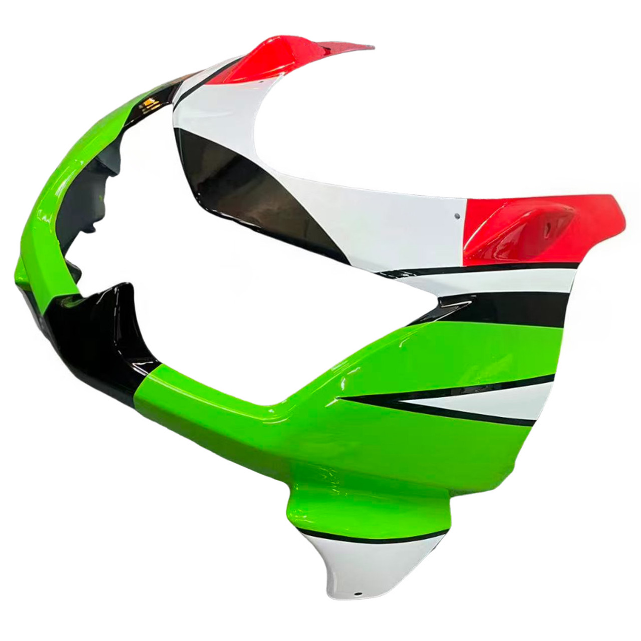 2008-2012 Kawasaki EX250 Ninja250R Black White Green Fairing Kit 1