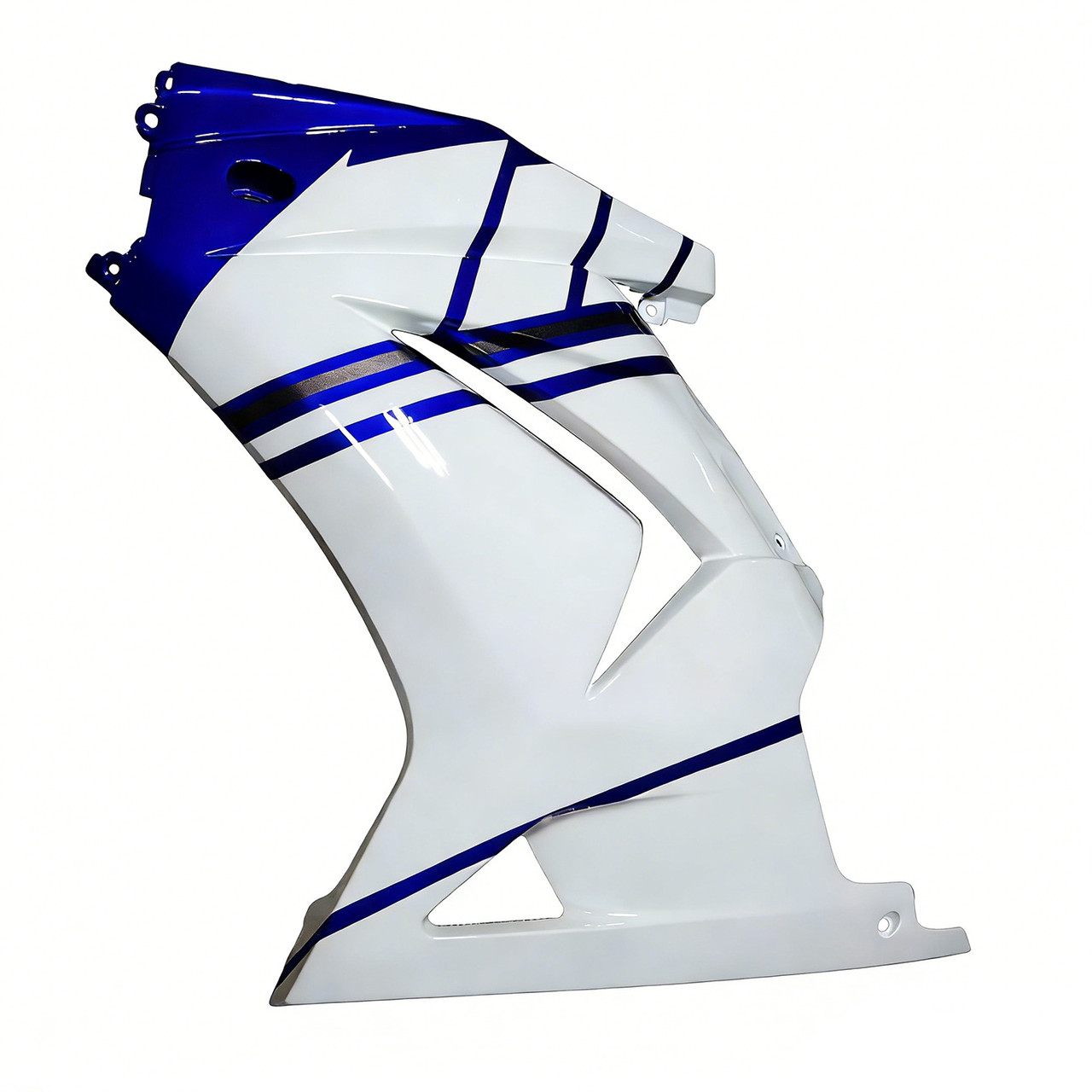 2008-2012 Kawasaki EX250 Ninja250R Black White Blue & Red Fairing Kit