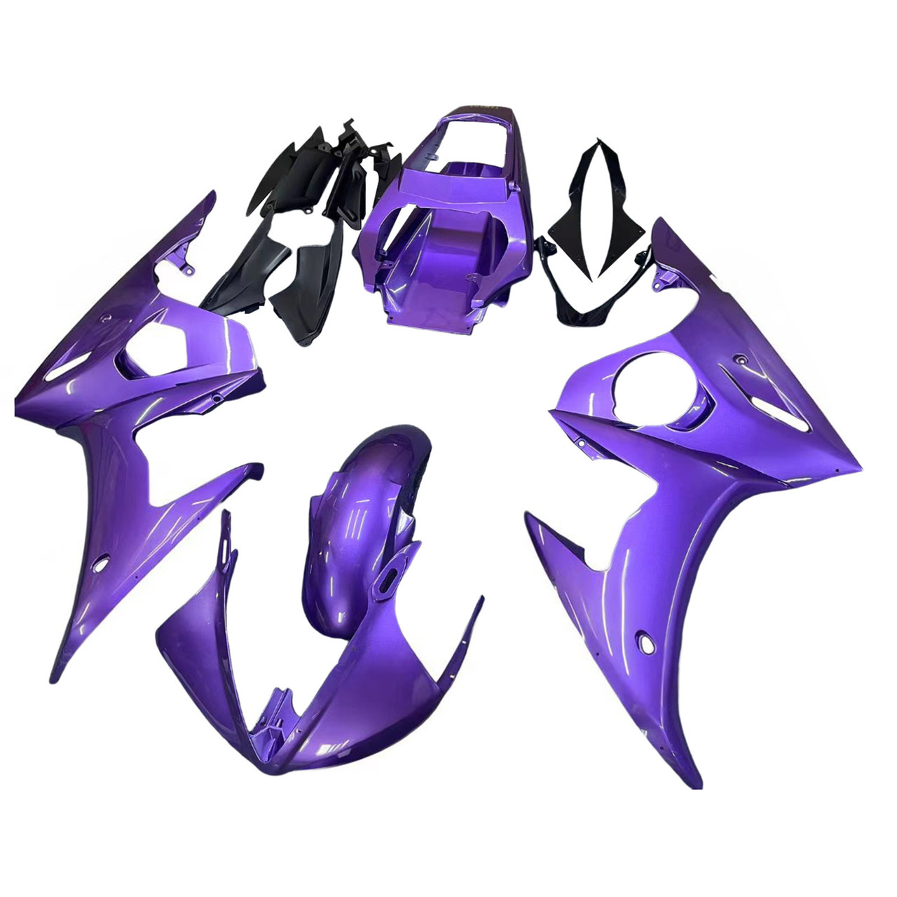 2005 Yamaha YZF 600 R6 Purple Fairing Kit