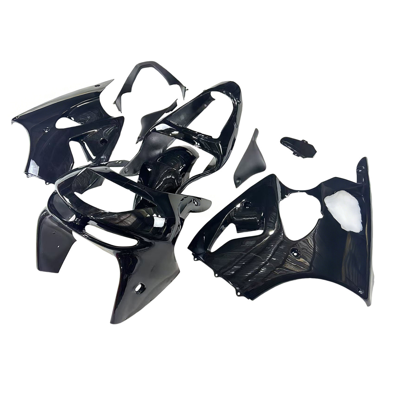 1998-1999 Kawasaki ZX6R Black Fairing Kit