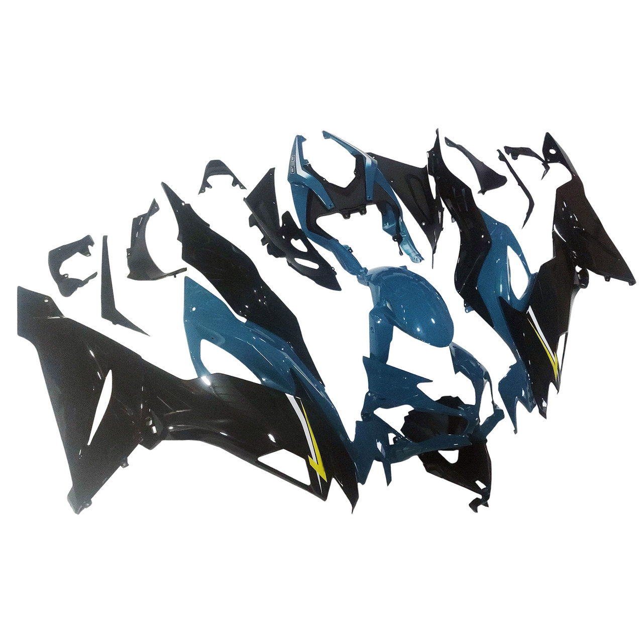 Kawasaki 2019-2023 ZX6R Fairing Kit Collection, Style 5