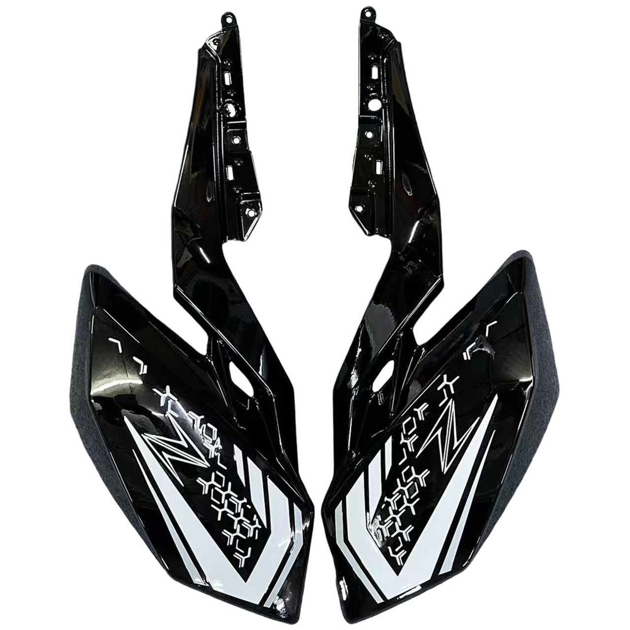 2018-2024 Kawasaki Z400 Black Fairing Kit