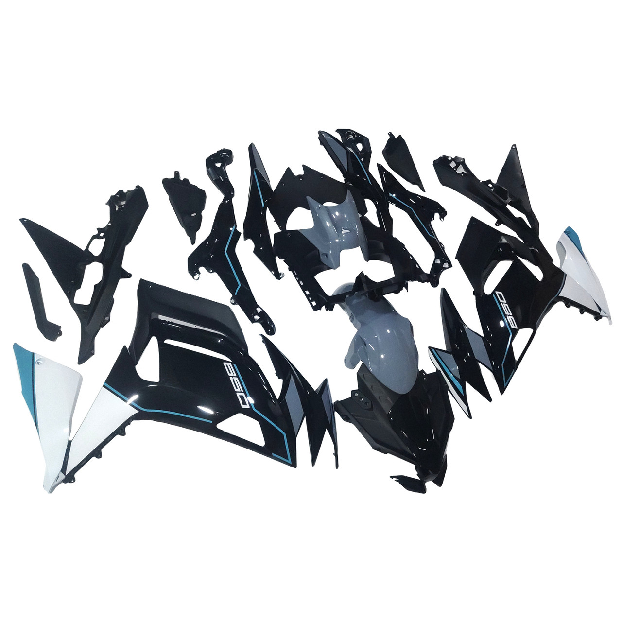 2020-2025 Kawasaki ER-6F Ninja650 Fairing Kit Collection, Style 2