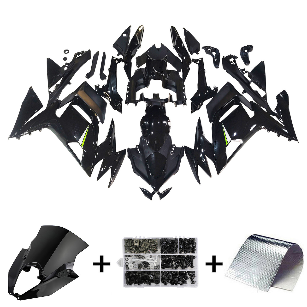 2020-2025 Kawasaki ER-6F Ninja650 Fairing Kit Collection, Style 11