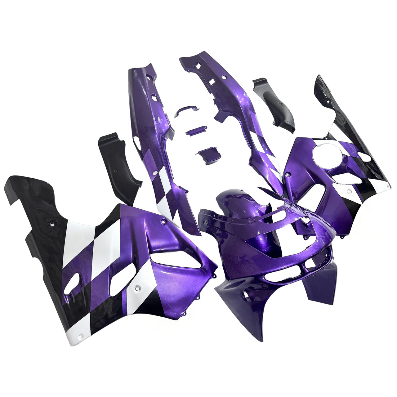 1994-1997 Kawasaki ZX-6R Black Purple Fairing Kit