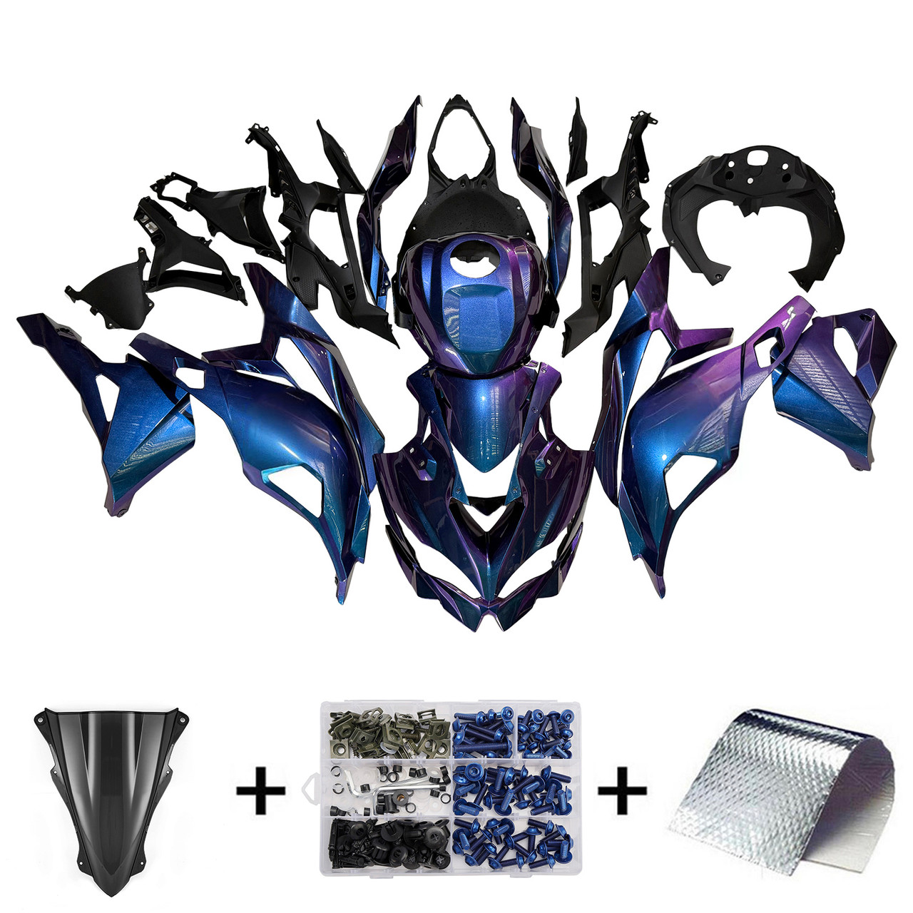 2019-2025 Kawasaki Ninja ZX25R ZX4R ZX4RR Gradient Blue & Purple