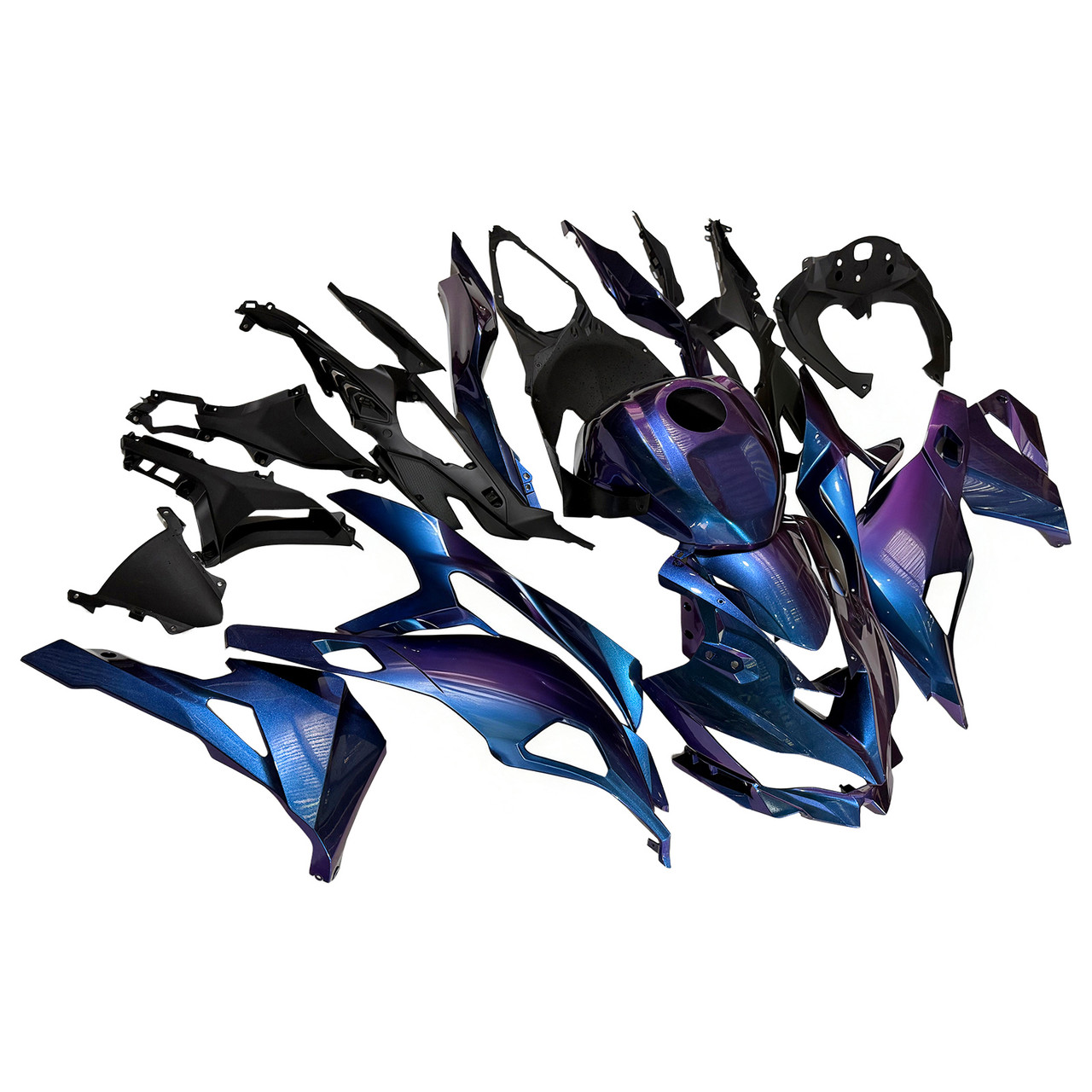 2019-2025 Kawasaki Ninja ZX25R ZX4R ZX4RR Gradient Blue & Purple