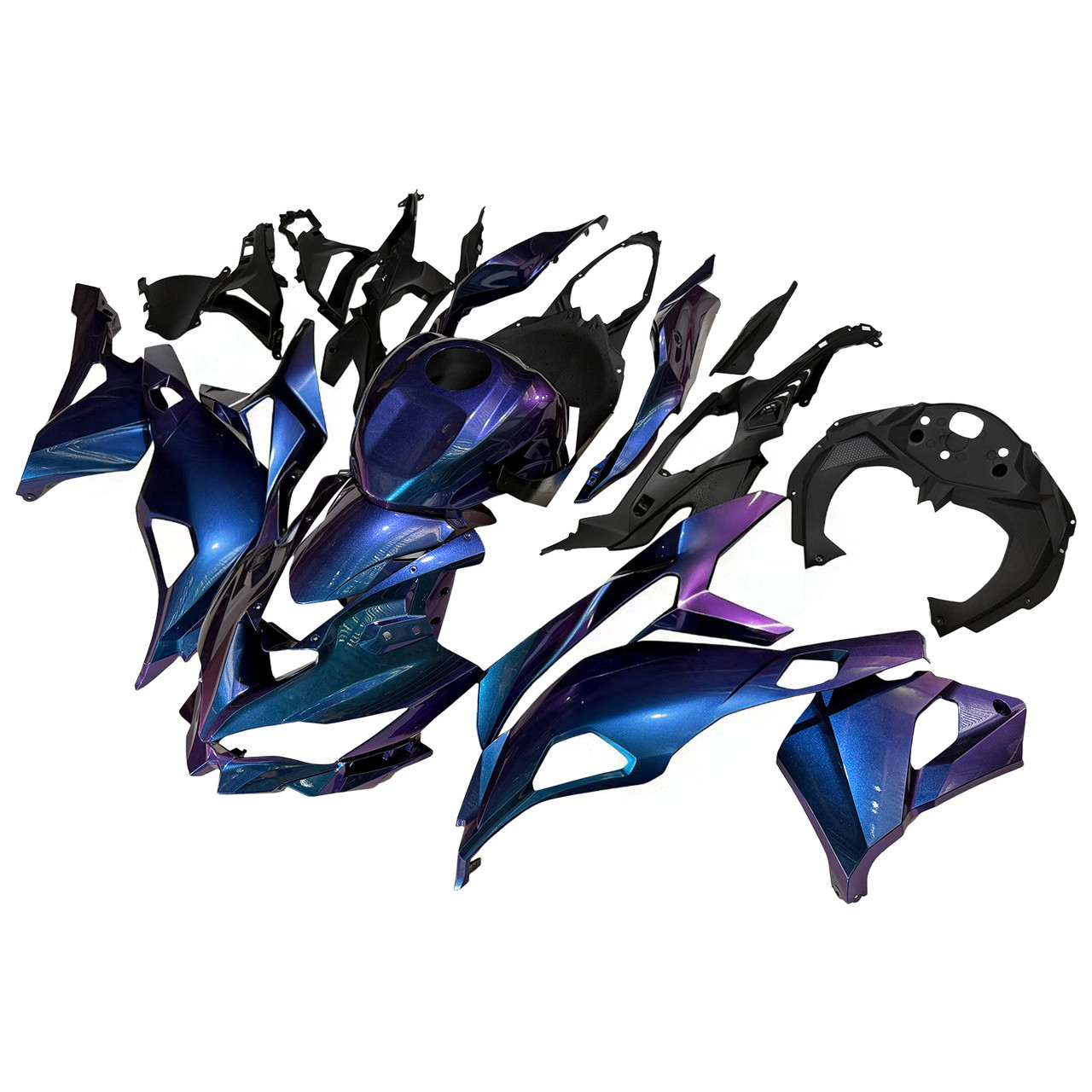 2019-2025 Kawasaki Ninja ZX25R ZX4R ZX4RR Gradient Blue & Purple