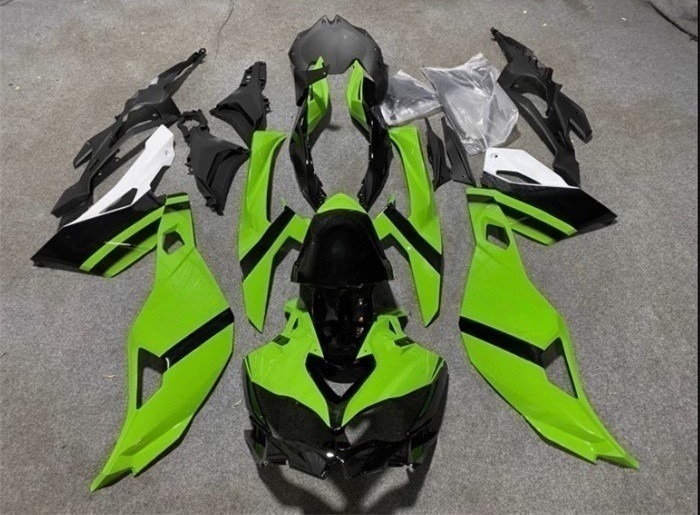 2019-2025 Kawasaki Ninja ZX25R ZX4R ZX4RR Black Light Green White Fairing Kit