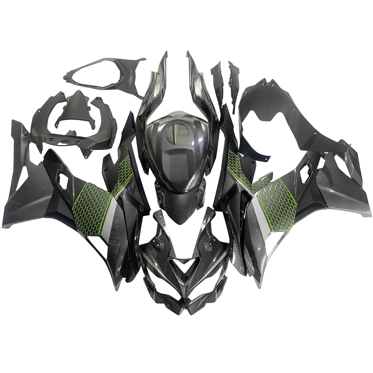 2019-2025 Kawasaki Ninja ZX25R ZX4R ZX4RR Carbon Fiber Fairing Kit