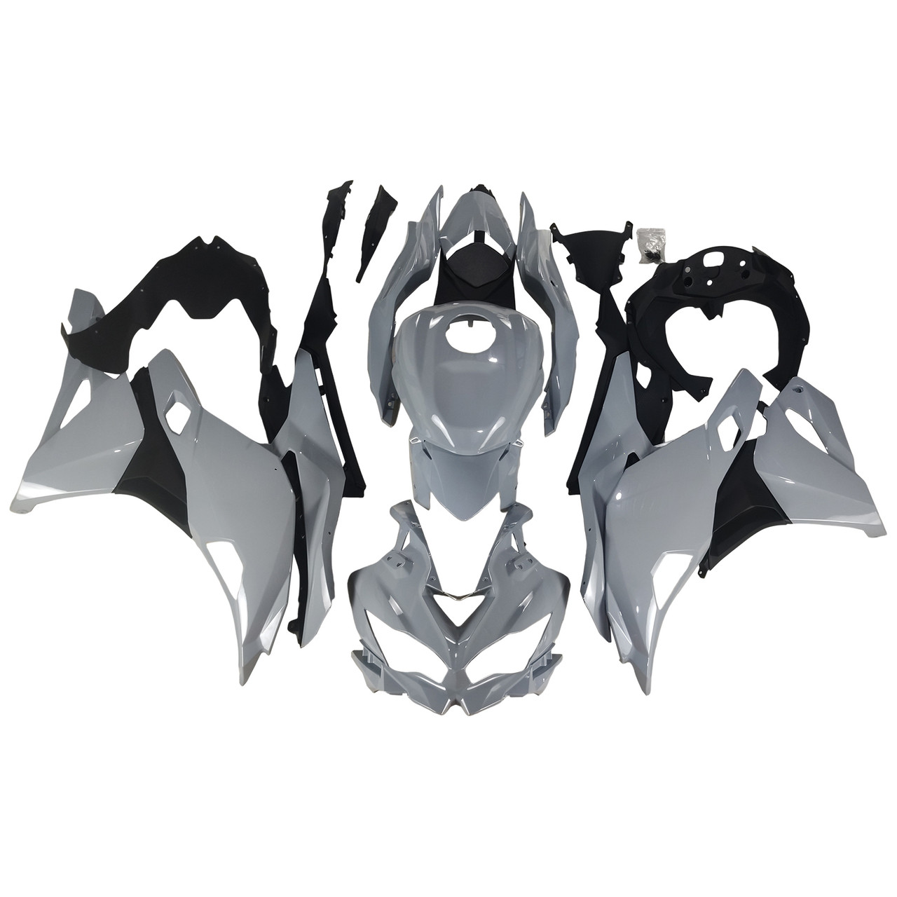 2019-2025 Kawasaki Ninja ZX25R ZX4R ZX4RR Glossy Grey Fairing Kit