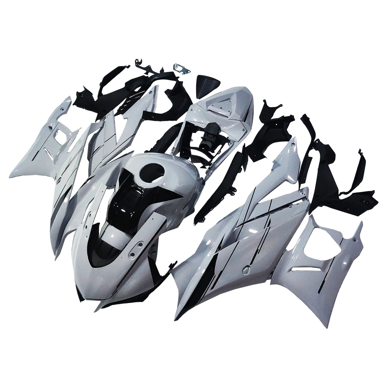 2022-2024 Yamaha YZF-R3 & R25 White Fairing Kit