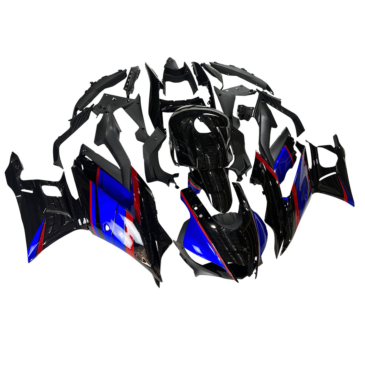 2019-2021 Yamaha YZF-R3 R25 Black Red Blue Fairing Kit