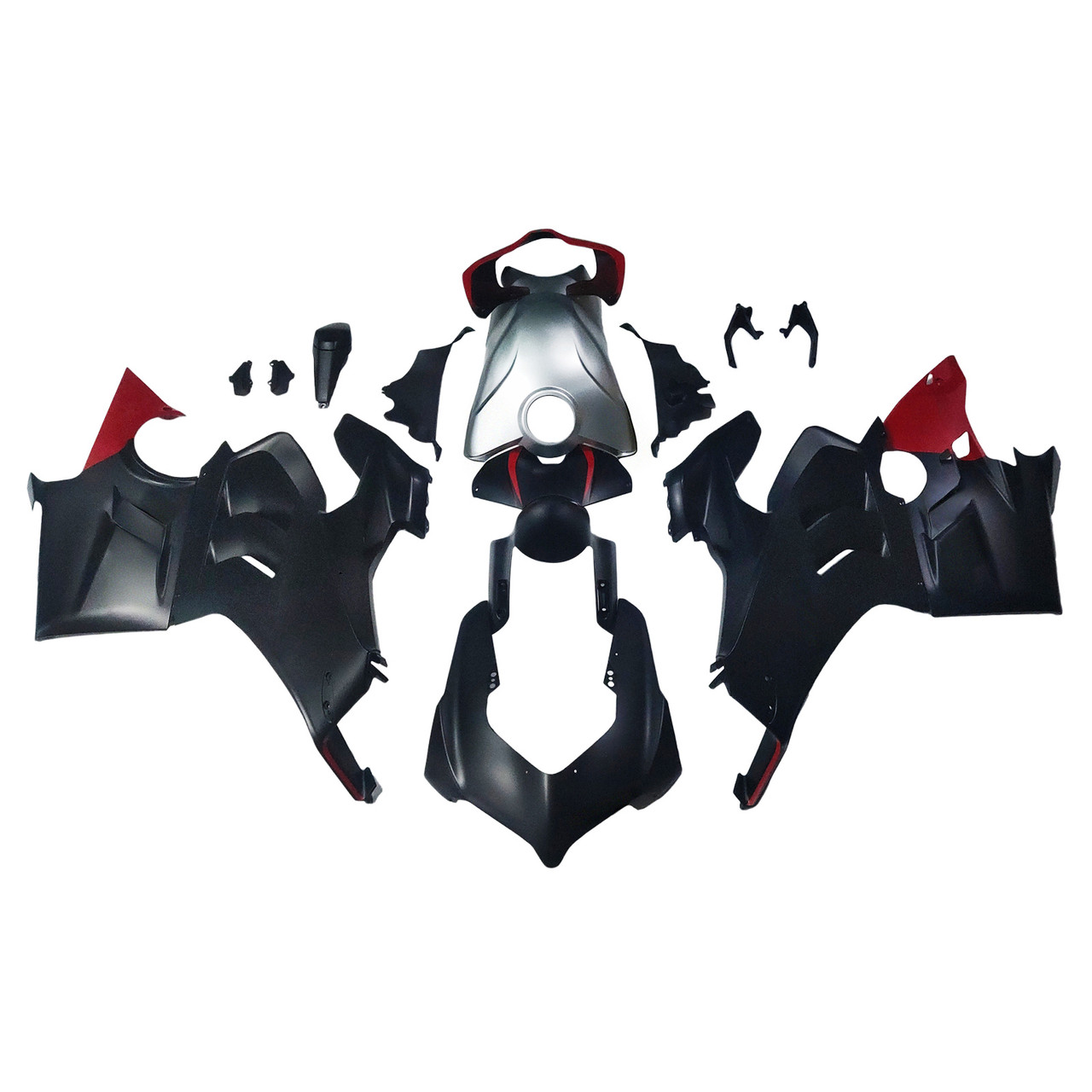 Ducati 22-24 Panigale V4 V4S & 23-24 Panigale V4SP V4R Black Red White Fairing Kit