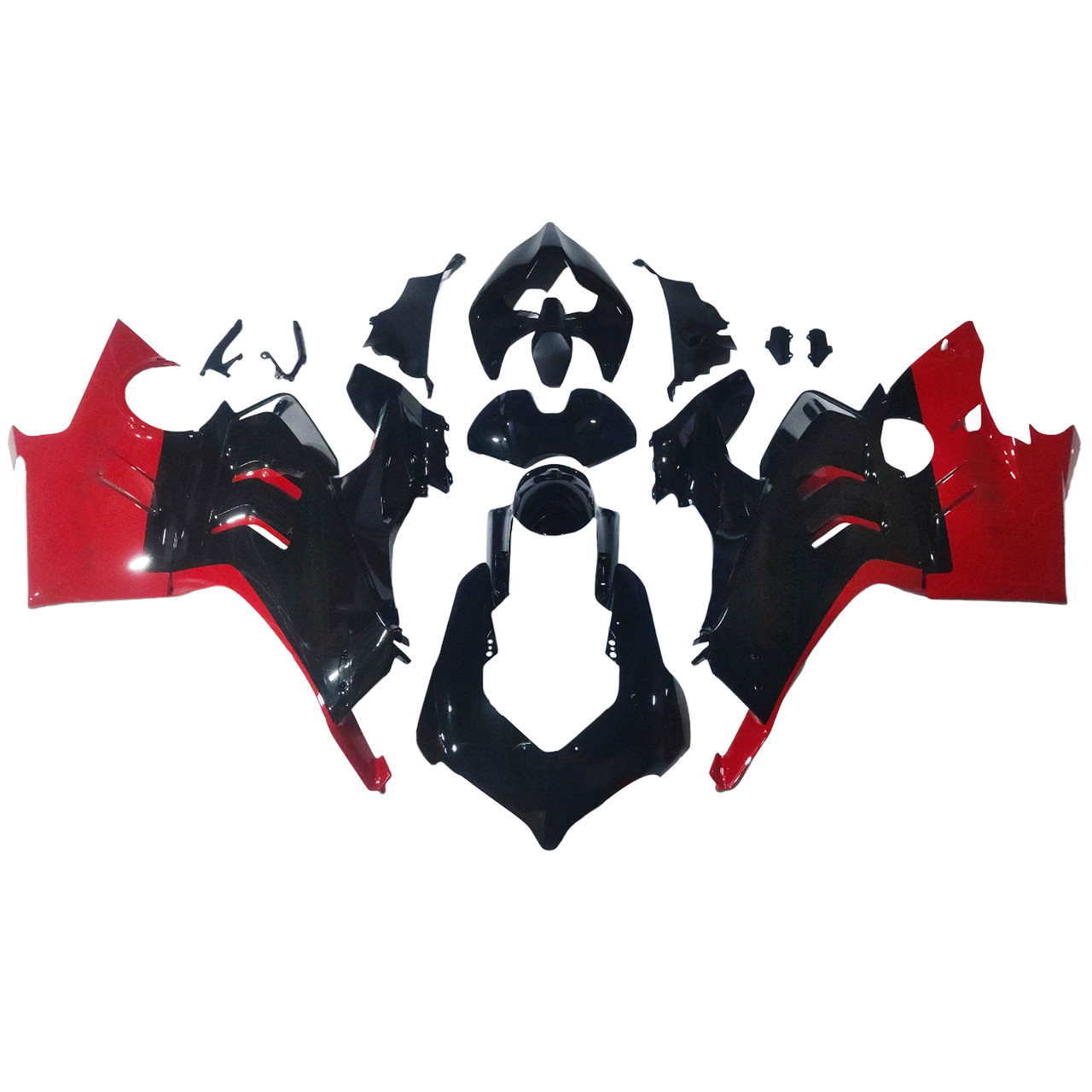 Ducati 22-24 Panigale V4 V4S & 23-24 Panigale V4SP V4R Red Black Fairing Kit