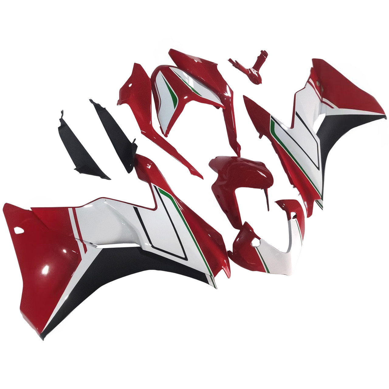 2017-2022 Ducati Supersport 939 / 939S White Red Fairing Kit