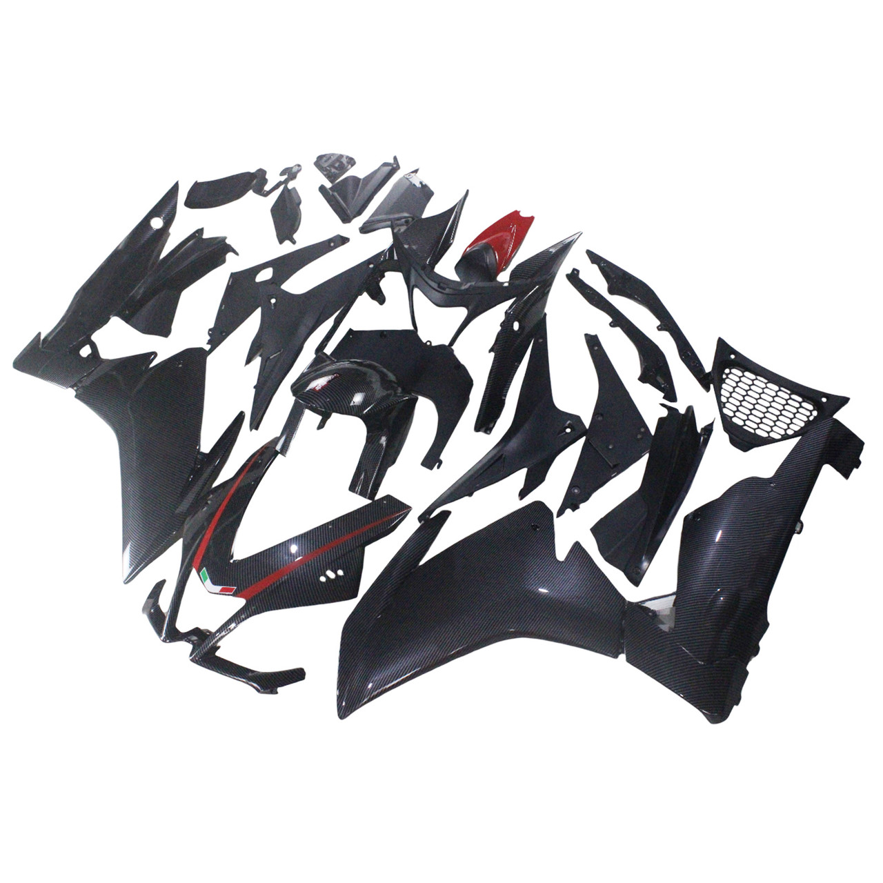 2009-2015 Aprilia RSV4 1000 Carbon Fiber Black Fairing Kit