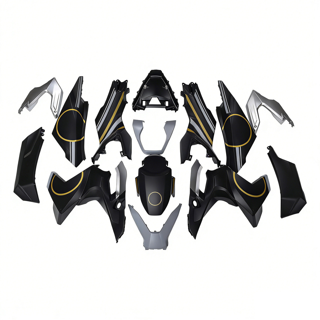 2022-2024 Honda ADV160 White Black Fairing Kit