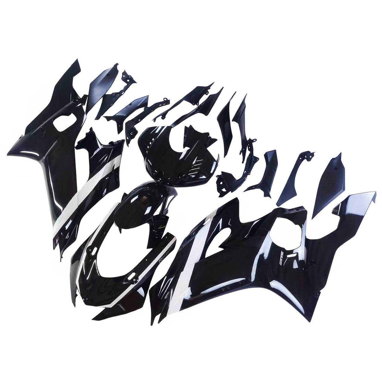 2017-2023 Yamaha YZF R6 White Black Fairing Kit