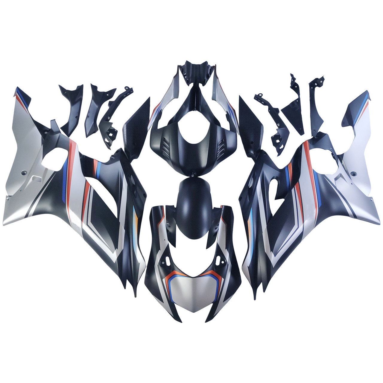 2017-2023 Yamaha YZF R6 Grey Black Blue Orange Fairing Kit