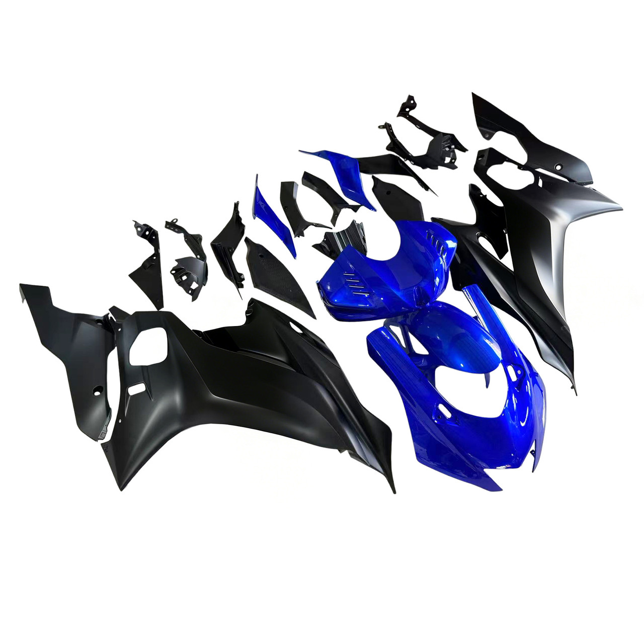 2017-2023 Yamaha YZF R6 Blue Black Fairing Kit