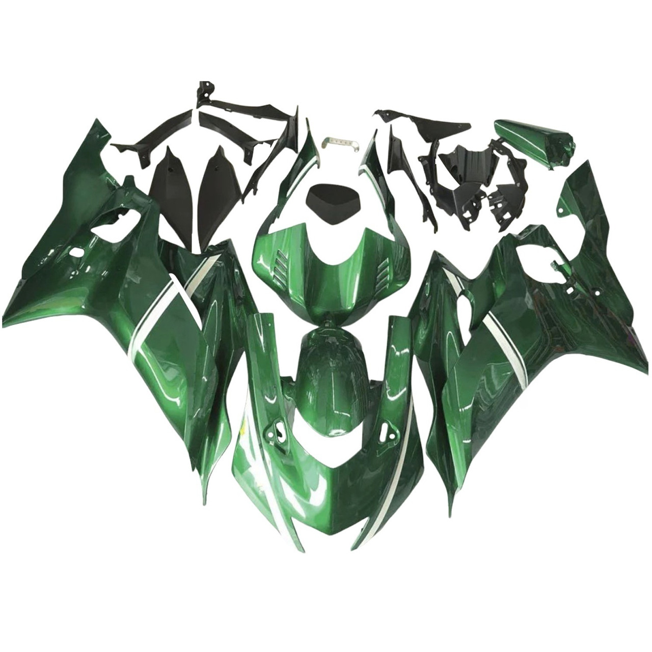 2017-2023 Yamaha YZF R6 Glossy Dark Green Fairing Kit