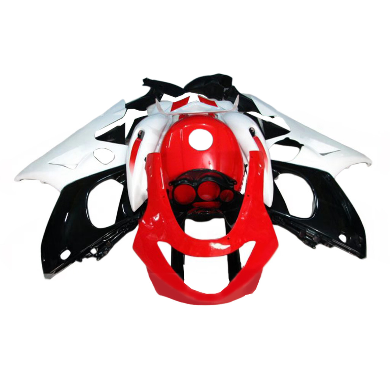 1996-2007 Yamaha YZF 600R Thundercat Black Red White Fairing Kit