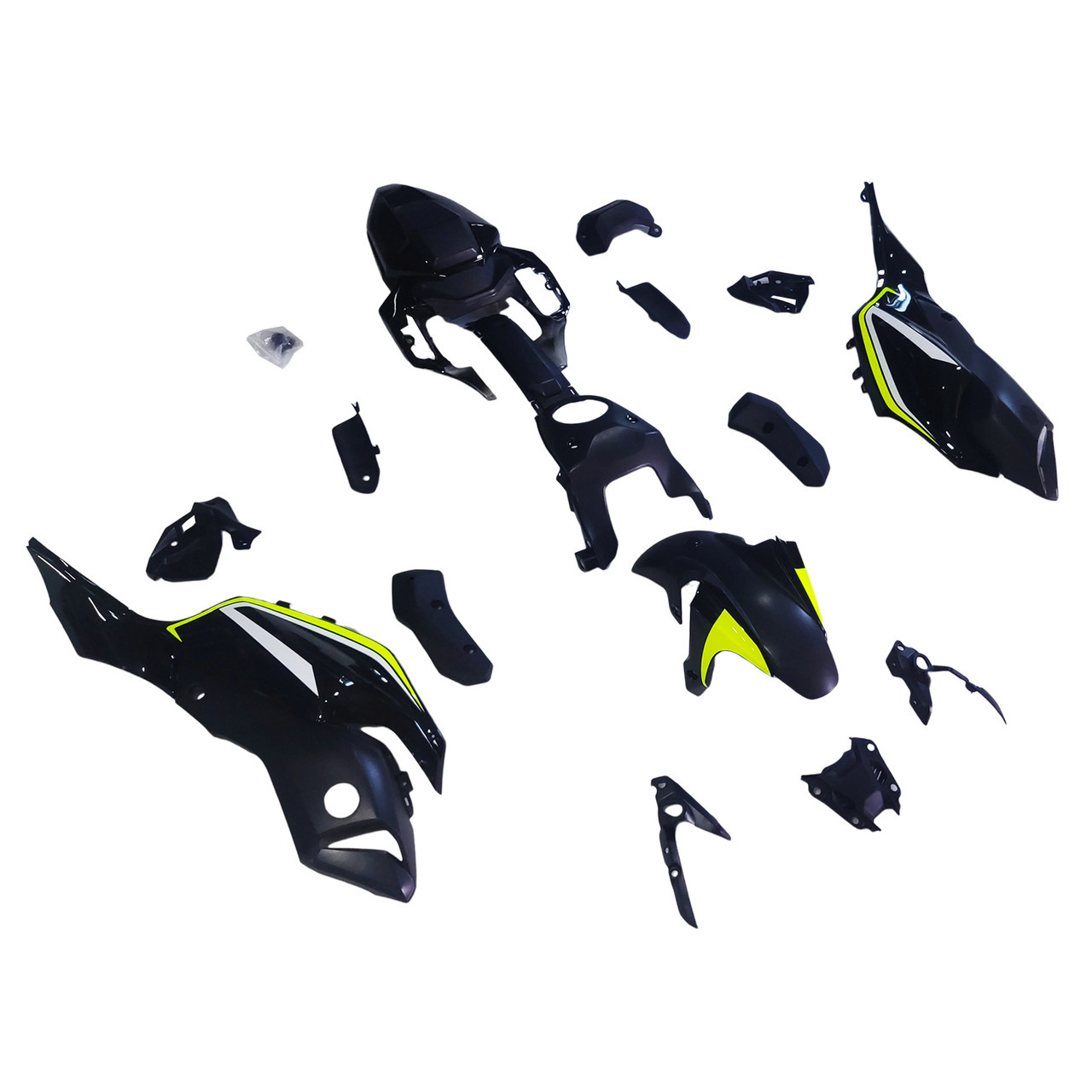 2012-2017 Yamaha MT-07 / FZ-07 Black Yellow Fairing Kit