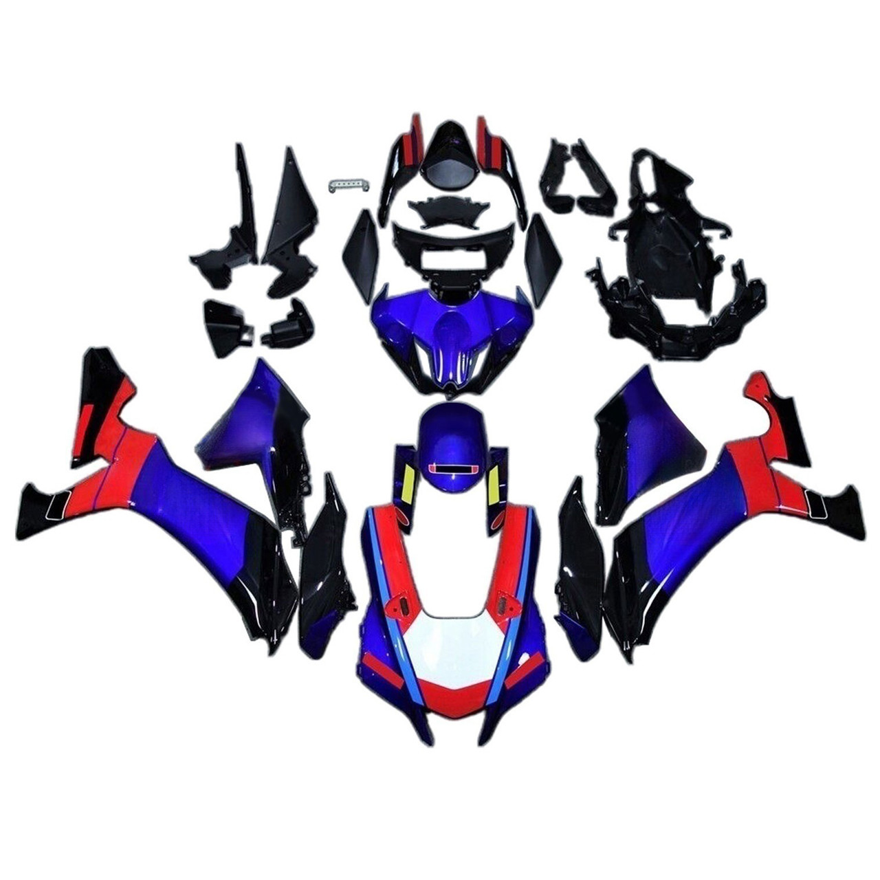 2020-2024 Yamaha YZF R1 Black Blue Red Fairing Kit